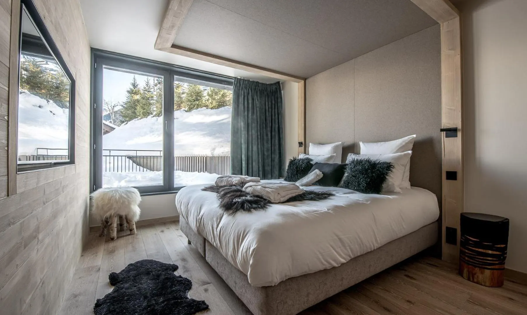 New Modern Chalet With Skis On Saint-Bon-Tarentaise