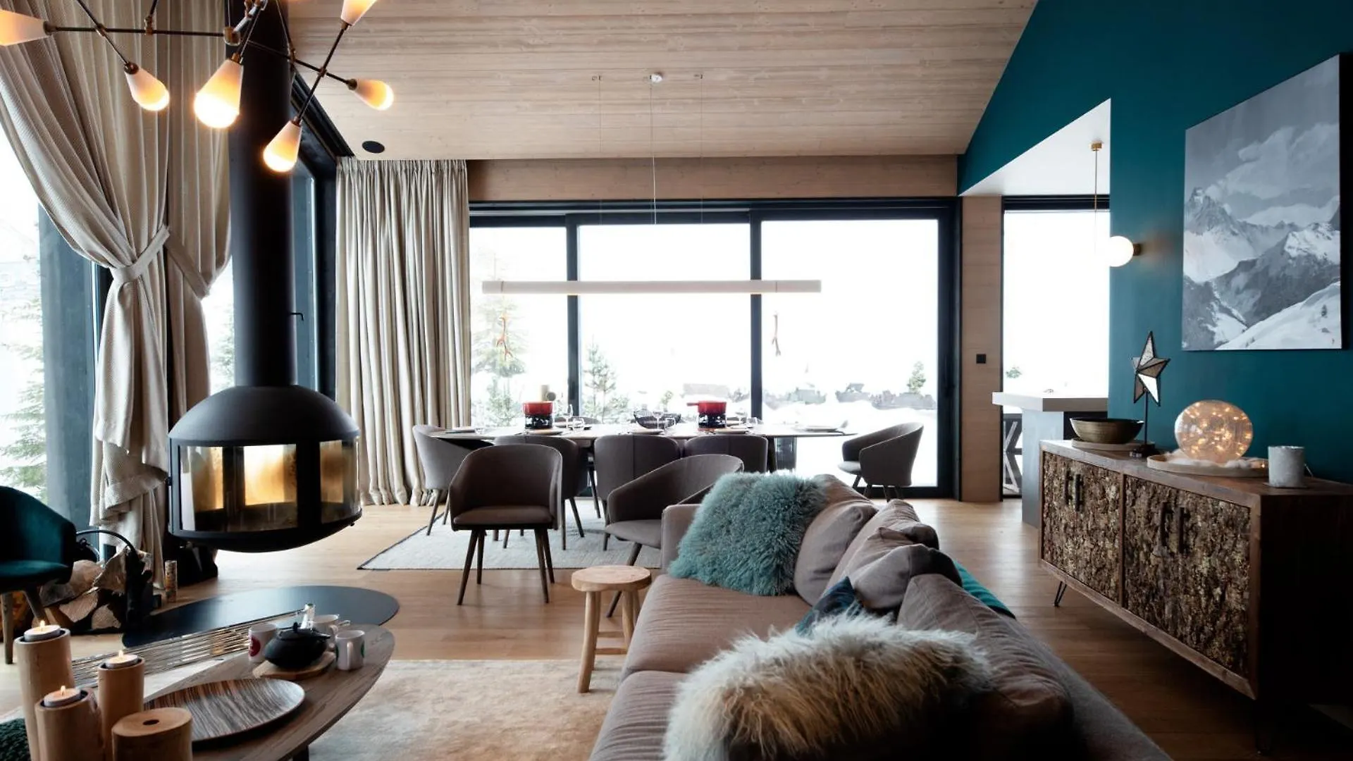 New Modern Chalet With Skis On Saint-Bon-Tarentaise فرنسا