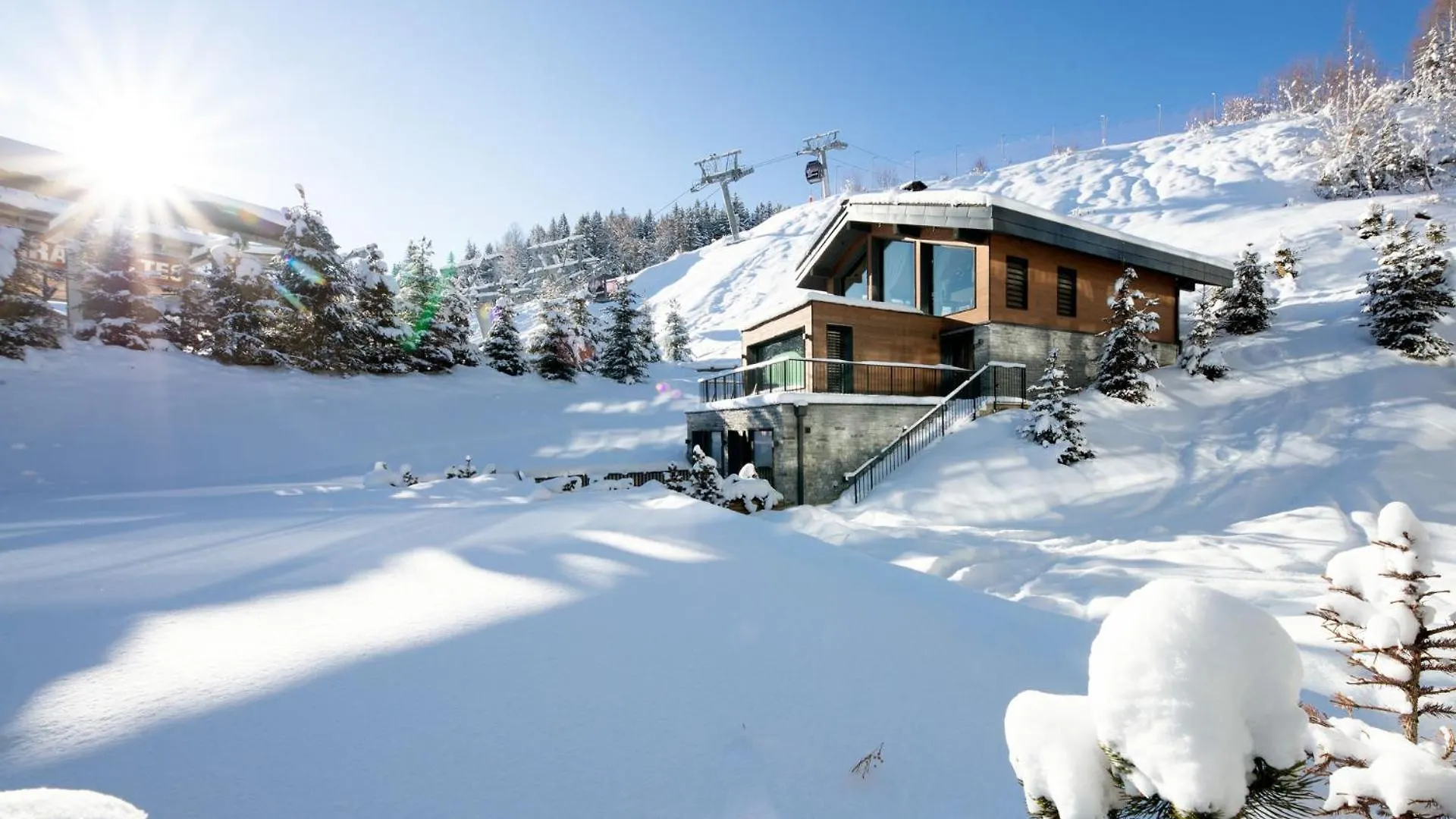 New Modern Chalet With Skis On Saint-Bon-Tarentaise