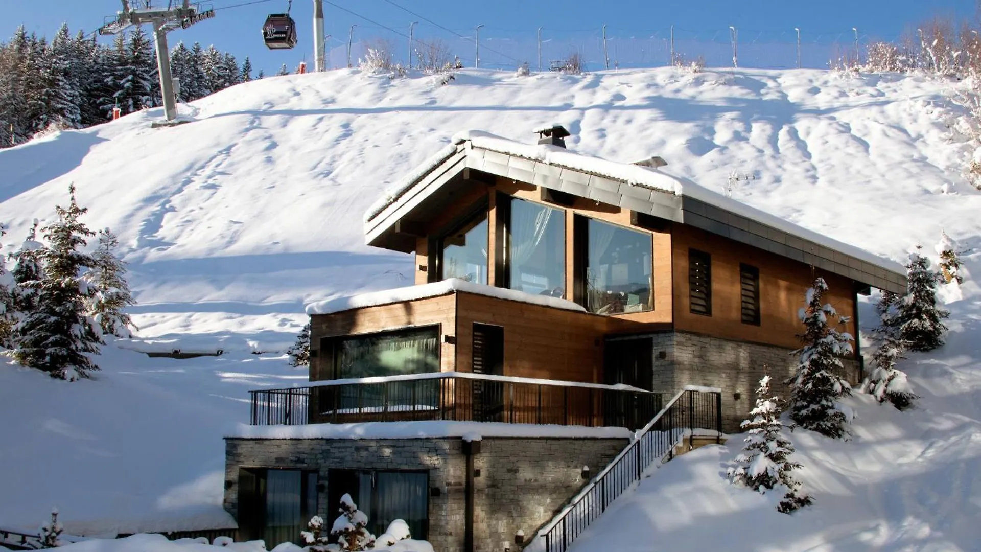 New Modern Chalet With Skis On Saint-Bon-Tarentaise